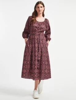 Ingrid Organic Cotton Maxi Dress - Pink Shibori Print 8 Ingrid Organic Cotton Maxi Dress - Pink Shibori Print -Cheap Closet Curation Store AU22 D447 INGRID PINK SHIBORI PRINT LS 1218