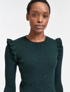 Jessie Wool Jumper - Dark Green 9 Jessie Wool Jumper - Dark Green -Cheap Closet Curation Store AU22 K71 JESSIE DARK GREEN LS 1828