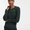 Hailey Wool Jumper - Dark Green Stripe -Cheap Closet Curation Store AU22 K85 HAILEY DARK GREEN STRIPE LS 28176