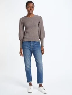 Eva Wool Crew Neck Jumper - Taupe 9 Eva Wool Crew Neck Jumper - Taupe -Cheap Closet Curation Store AU22 K88 EVA TAUPE LS 1172