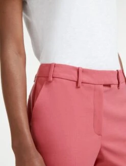 Clement Classic Wool Turn Up Trouser - Rose -Cheap Closet Curation Store AU22 TR10 CLEMENT ROSE LS 28757