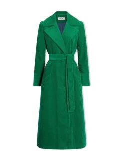 Roxanne Corduroy Coat - Emerald Green -Cheap Closet Curation Store AU23 C10 ROXANNE EMERALDGREEN CO