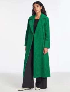 Roxanne Corduroy Coat - Emerald Green -Cheap Closet Curation Store AU23 C10 ROXANNE EMERALDGREEN LS 939