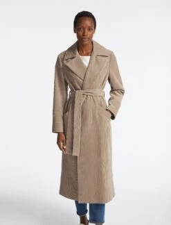Roxanne Corduroy Coat - Taupe -Cheap Closet Curation Store AU23 C10 ROXANNE TAUPE LS 3690
