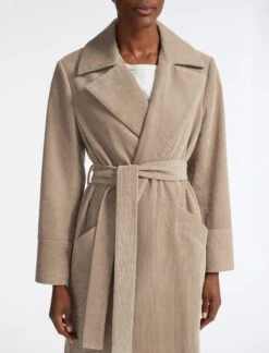Roxanne Corduroy Coat - Taupe -Cheap Closet Curation Store AU23 C10 ROXANNE TAUPE LS 3722