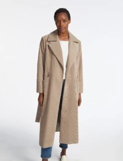 Roxanne Corduroy Coat - Taupe -Cheap Closet Curation Store AU23 C10 ROXANNE TAUPE LS 3752
