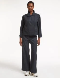 Rory Cotton Twill Jacket - Navy -Cheap Closet Curation Store AU23 JK52 RORY NAVY LS 1714