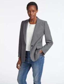 Jordan Stretch Wool Blazer - Mid Grey -Cheap Closet Curation Store AU23 JK57 JORDAN GREYMELANGE LS 3784 29b28aca d53b 4809 b78d 9dd570f50405