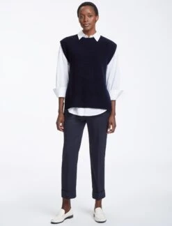 Janice Wool Round Neck Sleeveless Jumper - Navy 10 Janice Wool Round Neck Sleeveless Jumper - Navy -Cheap Closet Curation Store AU23 K129 JANICE NAVY LS0025 1ab941e3 67da 4b2a 87a2 3a6208426707