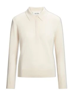 Josie Cashmere Collared Jumper - Cream -Cheap Closet Curation Store AU23 K142 JOSIE CREAM CO