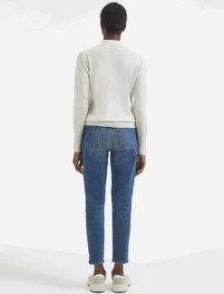 Josie Cashmere Collared Jumper - Cream -Cheap Closet Curation Store AU23 K142 JOSIE CREAM LS 574