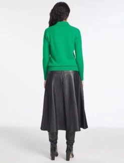 Josie Cashmere Collared Jumper - Emerald Green 16 Josie Cashmere Collared Jumper - Emerald Green -Cheap Closet Curation Store AU23 K142 JOSIE EMERALDGREEN LS 1470