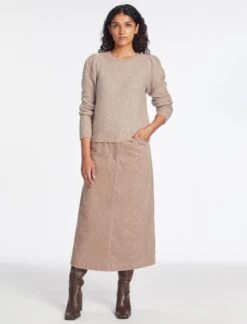 Joss Alpaca Jumper - Taupe -Cheap Closet Curation Store AU23 K149 JOSS TAUPE LS 643