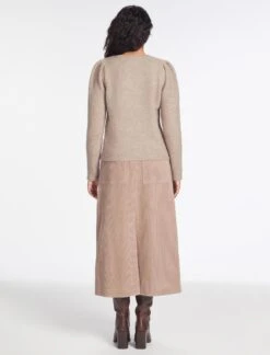 Joss Alpaca Jumper - Taupe -Cheap Closet Curation Store AU23 K149 JOSS TAUPE LS 693