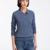 Josie Wool Collared Jumper - Denim Blue -Cheap Closet Curation Store AU23 K24 JOSIE DENIMBLUE LS 13765