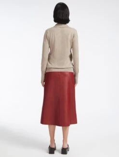 Josie Wool Collared Jumper - Taupe -Cheap Closet Curation Store AU23 K24 JOSIE TAUPE LS 12589