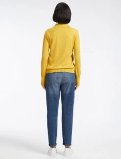 Josie Wool Collared Jumper - Yellow -Cheap Closet Curation Store AU23 K24 JOSIE YELLOW LS 13603