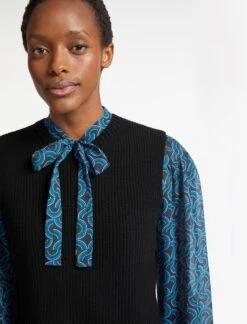 Janie Wool Round Neck Sleeveless Jumper - Black -Cheap Closet Curation Store AU23 K57 JANIE BLACK LS 3108 9f51502e 5881 472c a468 11a80bc1d34e