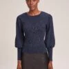 Eva Wool Crew Neck Jumper - Denim Blue -Cheap Closet Curation Store AU23 K88 EVA DENIMBLUE LS 41441