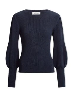 Eva Wool Crew Neck Jumper - Navy 13 Eva Wool Crew Neck Jumper - Navy -Cheap Closet Curation Store AU23 K88 EVA NAVY CO