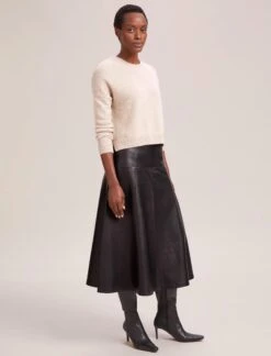 Lainey Cashmere Jumper - Sand -Cheap Closet Curation Store AU23 SK166 SIERRA BLACK K169 LAINEY SAND 41967