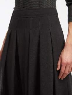 Sophia Techni Voile Maxi Skirt - Black -Cheap Closet Curation Store AU23 SK168 SOPHIA BLACK LS 15142