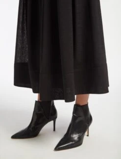 Sophia Techni Voile Maxi Skirt - Black -Cheap Closet Curation Store AU23 SK168 SOPHIA BLACK LS 15145