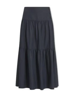 Sylvia Cotton Twill Maxi Skirt - Navy -Cheap Closet Curation Store AU23 SK170 SYLVIA NAVY CO 64ffb71c cbf3 48a9 937e 0c322d4bb697