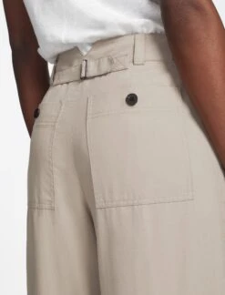 Tamara Cotton Twill Wide Leg Trouser - Beige -Cheap Closet Curation Store AU23 TR579 TAMARA BEIGE 1861
