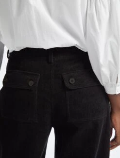 Hayden Corduroy Wide Leg Trouser - Black -Cheap Closet Curation Store AU23 TR82 HAYDEN BLACK LS 3962 ac061358 bc6c 4882 b0b6 a10b2203bb1a