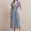 Maeve Cotton Blend Maxi Dress - Blue Mono Floral Print 2 Maeve Cotton Blend Maxi Dress - Blue Mono Floral Print -Cheap Closet Curation Store AU24 D657 MAEVE BLUEMONOFLORALPRINT LS 1411