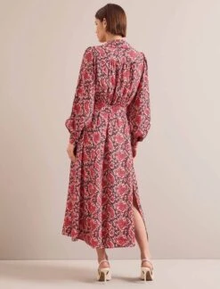 Odette Maxi Dress - Pink Snakeskin Print -Cheap Closet Curation Store AU24 D661 ODETTE PINKSNAKESKINPRINT LS 25615
