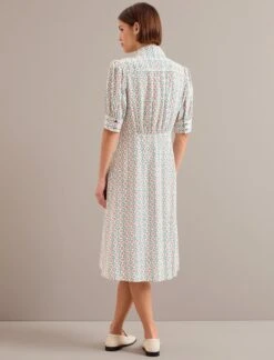 Ivy Silk Dress - Cream Floral Tile Print -Cheap Closet Curation Store AU24 D663 IVY CREAMFLORALTILEPRINT LS 1339 91800697 a154 4566 a6e6 5edecbcd3cc5