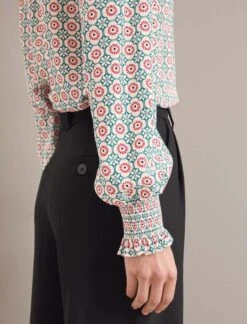 Stella Silk Shirt - Cream Floral Tile Print -Cheap Closet Curation Store AU24 S46 STELLA CREAMFLORALTILEPRINT LS 24253 75edaafc 8550 4ec2 a44e cc8f07147dc6