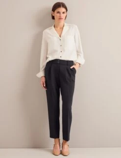 Spencer Silk Shirt - Cream -Cheap Closet Curation Store AU24 S90 SPENCER CREAM LS 0048