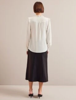 Stella Silk Shirt - Cream -Cheap Closet Curation Store AU24 S95 STELLA CREAM LS 0897