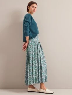 Sienna Maxi Skirt - Green Snakeskin Print -Cheap Closet Curation Store AU24 SK183 SIENNA GREENSNAKESKINPRINT LS 25706