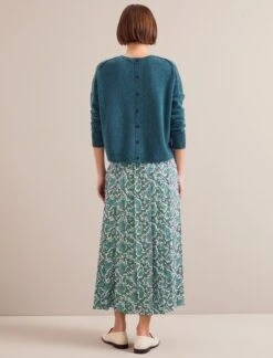 Sienna Maxi Skirt - Green Snakeskin Print -Cheap Closet Curation Store AU24 SK183 SIENNA GREENSNAKESKINPRINT LS 25761