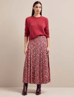 Sienna Maxi Skirt - Pink Snakeskin Print -Cheap Closet Curation Store AU24 SK183 SIENNA PINKSNAKESKINPRINT LS 1124