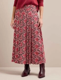 Sienna Maxi Skirt - Pink Snakeskin Print -Cheap Closet Curation Store AU24 SK183 SIENNA PINKSNAKESKINPRINT LS 1137
