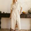 Lyra Techni Linen Maxi Shirt Dress - Cream 1 Lyra Techni Linen Maxi Shirt Dress - Cream -Cheap Closet Curation Store Lyra da479199 3a7e 4f8d 9f13 5cefa312ca7e