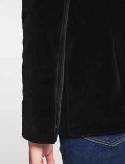 Jules Velvet Tuxedo Jacket - Black -Cheap Closet Curation Store RSHT JK40 JULES BLACK LS 1200