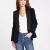 Jules Velvet Tuxedo Jacket - Navy -Cheap Closet Curation Store RSHT JK40 JULES NAVY LS 934