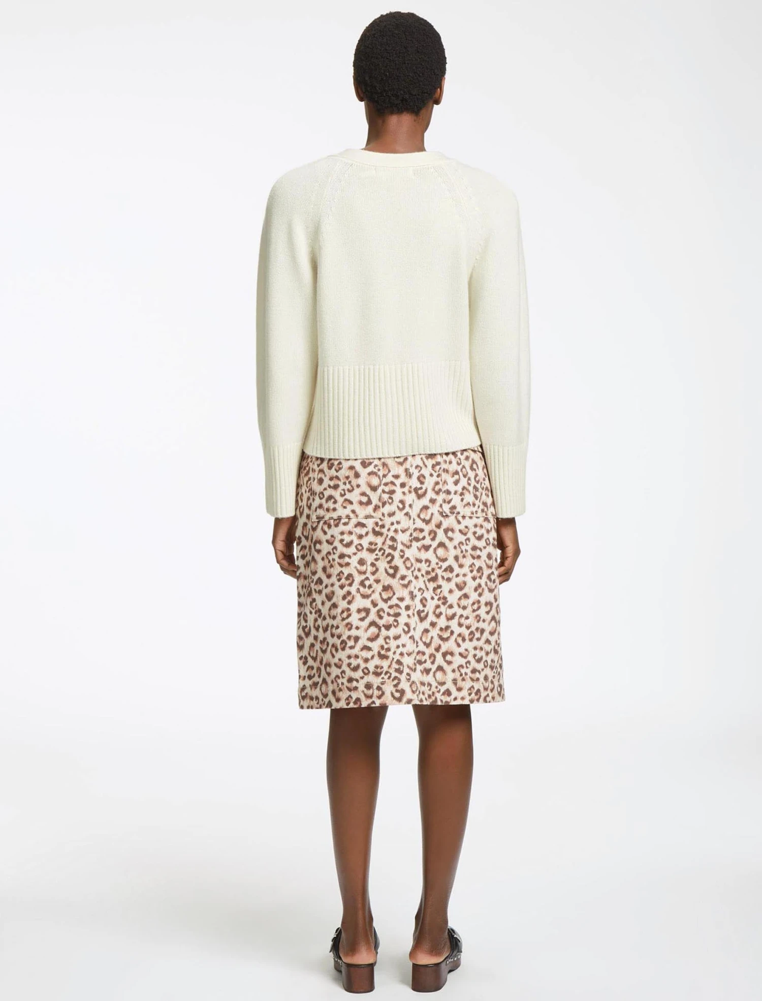 Courtney Cashmere Blend Cardigan - Cream 6 Courtney Cashmere Blend Cardigan - Cream - Image 4