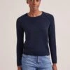 Drew Cashmere Jumper - Navy -Cheap Closet Curation Store RSHT K172 DREW NAVY LS 14461