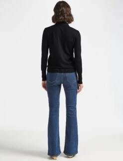 Josie Wool Collared Jumper - Black -Cheap Closet Curation Store RSHT K24 JOSIE BLACK LS 14142