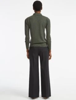 Josie Wool Collared Jumper - Khaki 11 Josie Wool Collared Jumper - Khaki -Cheap Closet Curation Store RSHT K24 JOSIE KHAKI LS 29101