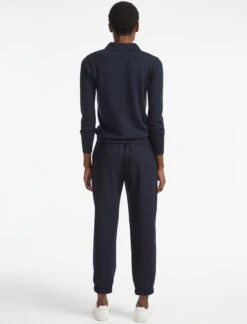 Josie Wool Collared Jumper - Navy -Cheap Closet Curation Store RSHT K24 JOSIE NAVY LS 29556