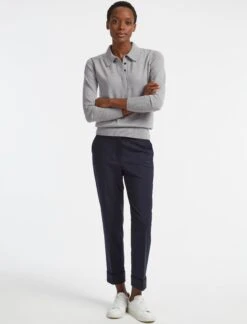 Josie Wool Collared Jumper - Light Grey -Cheap Closet Curation Store RSHT K24 JOSIE PALE GREY LS 29221