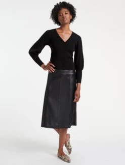 Eva Wool Cardigan - Black -Cheap Closet Curation Store RSHT K31 EVA BLACK LS 18964